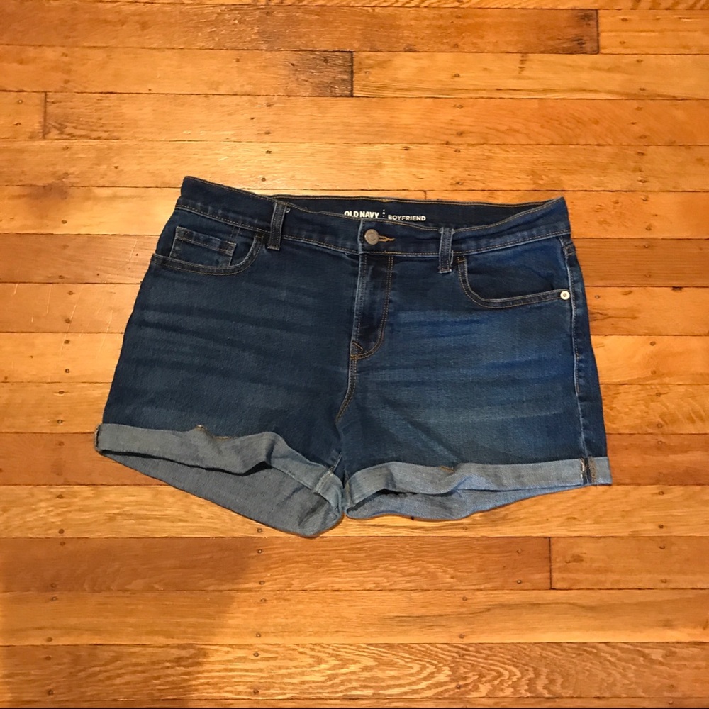Old Navy boyfriend jean shorts